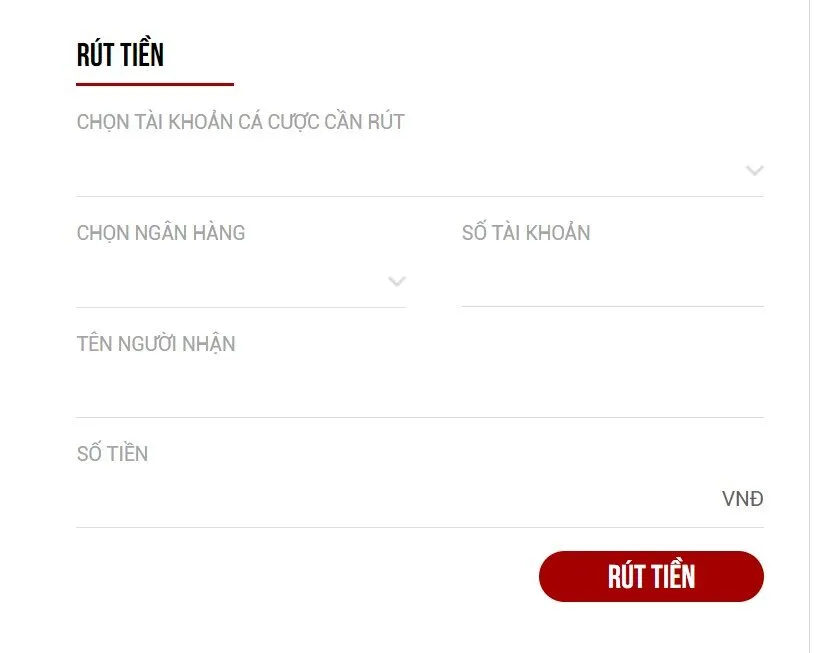 Thông tin hướng dẫn rút tiền tại Mibet 